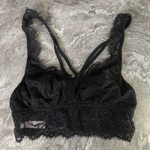 Candie’s Black Lace Bralette Size S